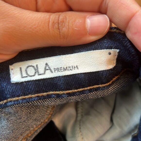 Lola Premium Flare Dark Denim Jean - Picture 6 of 8